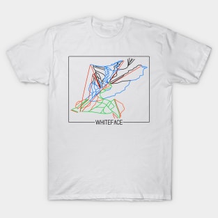 Whiteface Trail Rating Map T-Shirt